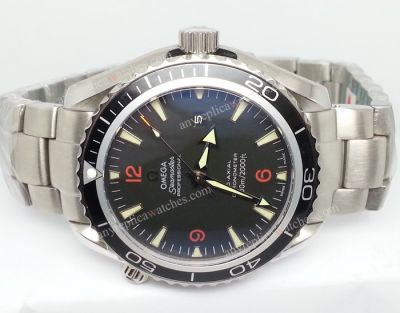 Omega Planet Ocean Replica Watch - Omega Seamaster Black dial For Men